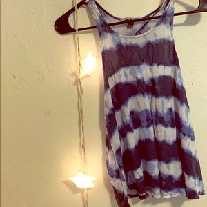 Blue billabong tank top